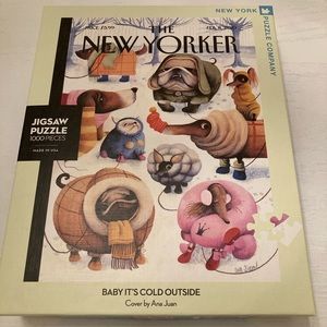 New Yorker 1,000 Piece Jigsaw Puzzle, Baby It’s Cold Outside